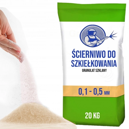 ścierniwo do szkiełkowania granulat szklany