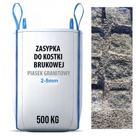 Fuga Granitowa do Kostki Brukowej 2-5 mm - 500 kg Big Bag